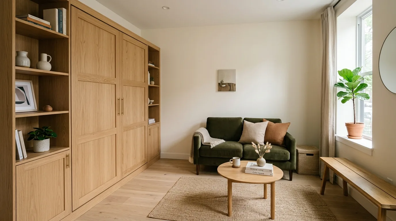 Use mirrors to stretch the sense of space inspiration for a small bedroom.